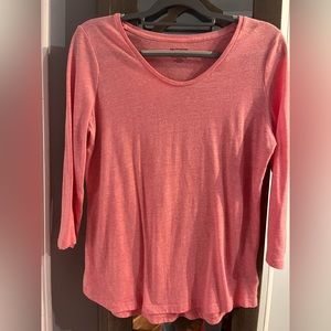 Pinkish Peach 🍑 💖 Cotton Shirt size L